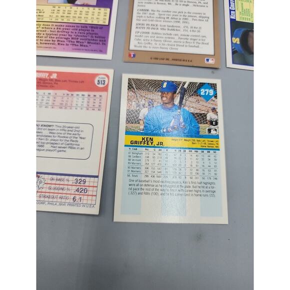 Lot of 11 Ken Griffey Jr Cards Baseball Various Years - Picture 9 of 9